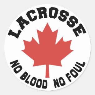 Canada Lacrosse Canadian Ronde Sticker