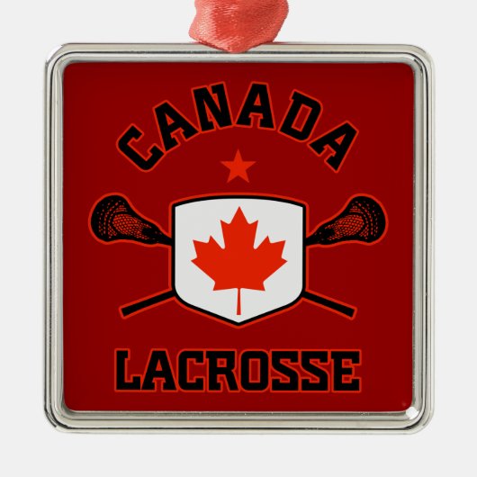 Canada Lacrosse Ornament (Voorkant)