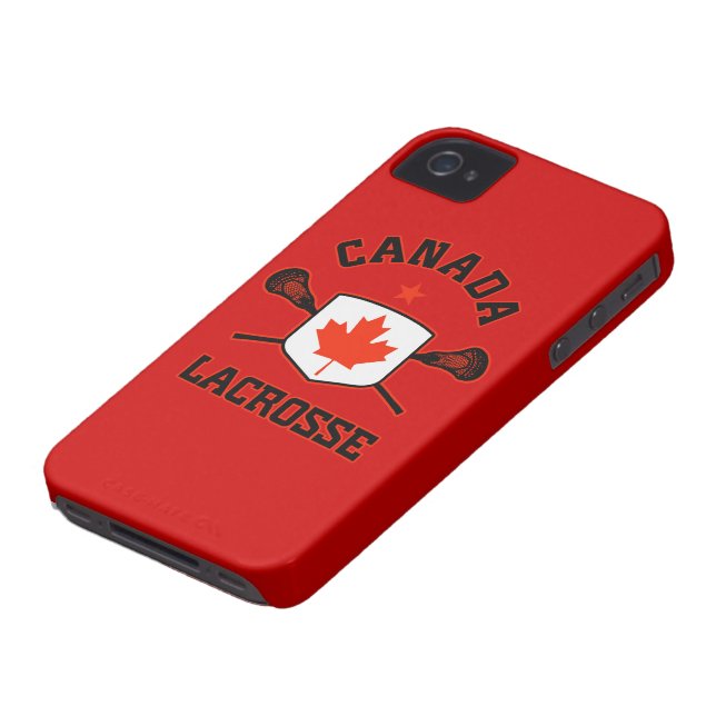 Canada Lacrosse-telefoondraagtas Case-Mate iPhone Case (Onderkant)