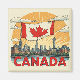 Canada Land Aandenken Voor Reis Herinneringen Magneet