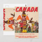 Canada - Land van de Vrijheid Briefkaart (Voorkant / Achterkant)