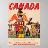 Canada - Land van de Vrijheid Poster (Voorkant)