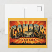 Canada Landelijk Vintage Briefkaart (Voorkant / Achterkant)