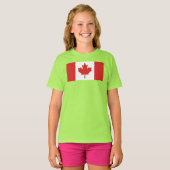 Canada Landenvlag T-shirt (Voorkant volledig)