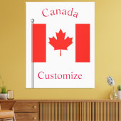 Canada Landenvlag Thunder_Cove Canvas Afdruk (Insitu (Woonkamer))