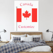 Canada Landenvlag Thunder_Cove Canvas Afdruk (Insitu (Slaapkamer))