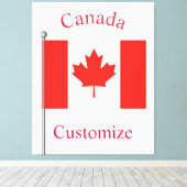 Canada Landenvlag Thunder_Cove Canvas Afdruk (Insitu (Houten vloer))