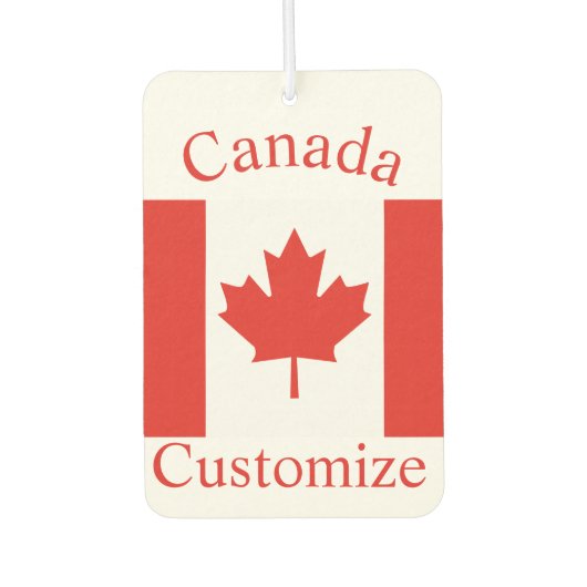 Canada Landenvlag Thunder_Cove Luchtverfrisser (Voorkant)