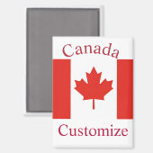 Canada Landenvlag Thunder_Cove Magneet (Voorkant / Achterkant)