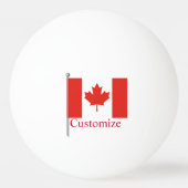 Canada Landenvlag Thunder_Cove Pingpongbal (Achterkant)