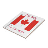 Canada Landenvlag Thunder_Cove Tegeltje (Zijkant)