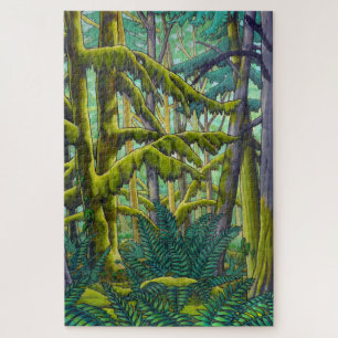 Canada Landscape Art Puzzles - Old Growth Forest Legpuzzel