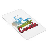 Canada Landschap Kaart Magneet (Rechterzijde)