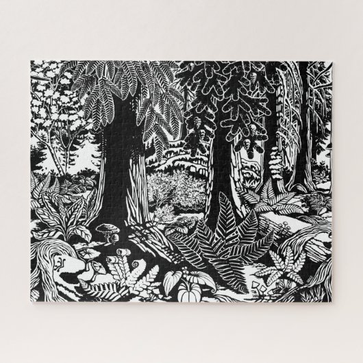 Canada Landschap Kunstpuzzels - Bos Kunstcadeaus Legpuzzel (Horizontaal)