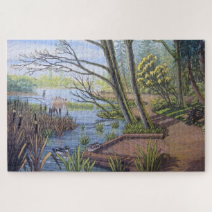 Canada Landschap Puzzle Lost Lagoon Puzzle Legpuzzel