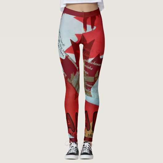 Canada Leggings (Voorkant)
