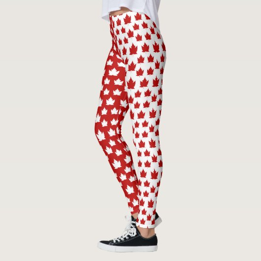 Canada Leggings 2 Tone Canada Souvenir Pants (Links)