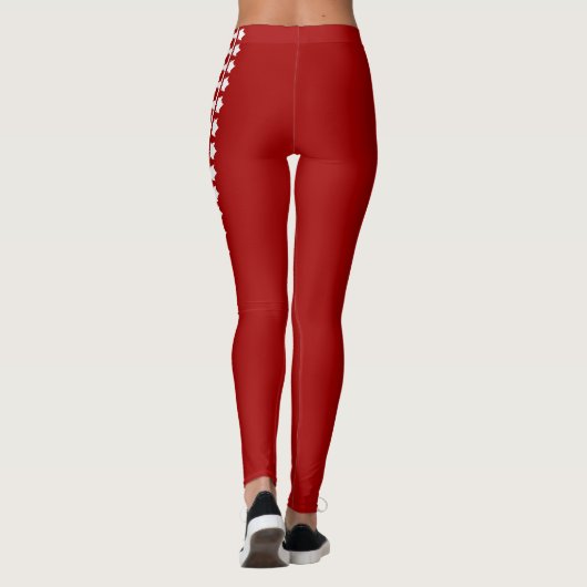 Canada Leggings Canada Maple Leaf Stretchy Pants (Achterkant)