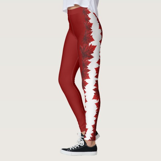 Canada Leggings Canada Maple Leaf Team Leggings (Links)