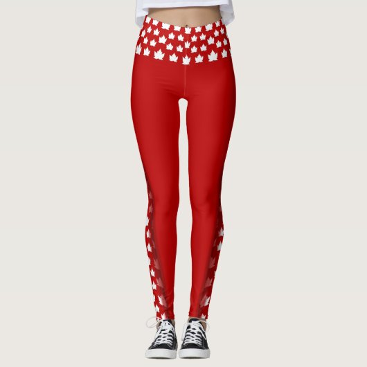 Canada Leggings Classic Canada Souvenir Pants (Voorkant)