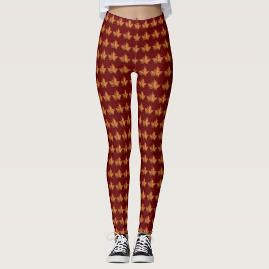 Canada Leggings Herfst Canada Souvenir Broeken (Voorkant)