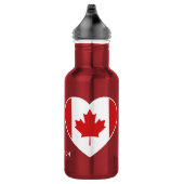 Canada Liefde aangepaste naam waterflessen Waterfles (Rechts)