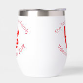 Canada LIEFDE Hart Vlag Rood Gepersonaliseerd (Links)