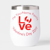 Canada LIEFDE Hart Vlag Rood Gepersonaliseerd (Achterkant)