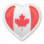 Canada Liefdesicoon Sticker (Voorkant)