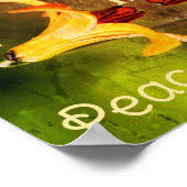 Canada Lily Abstracte Inspirerend woorden gebruike Poster (Hoek)