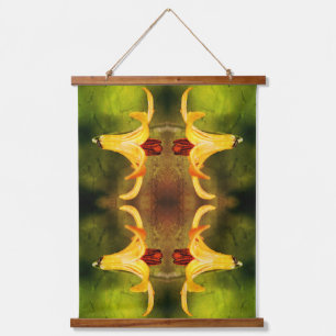 Canada Lily en Firefly Abstract in nood Hangend Wandkleed