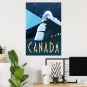 Canada Locomotief reisposter Poster (Thuiskantoor)