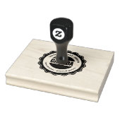 Canada-logo grote horizontale Jet Black-inkttool Rubberstempel (Stempel)