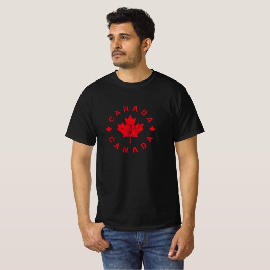 Canada logo t-shirt (Voorkant volledig)