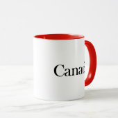 Canada Logotype Combo Mok (Voorkant rechts)