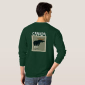 Canada, los tekst bewerken, T-Shirt (Achterkant volledig)
