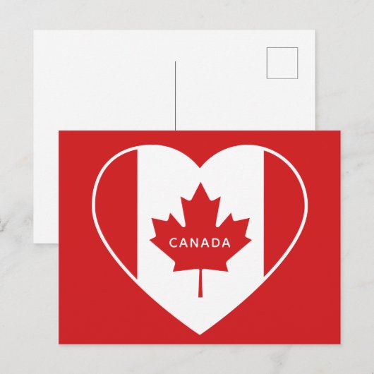 Canada Love briefkaart (Voorkant / Achterkant)