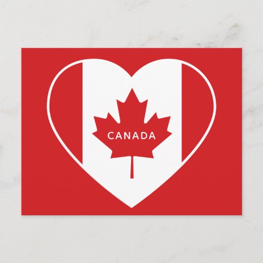 Canada Love briefkaart (Voorkant)
