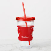 Canada Love Custom name tumblers Acryl Drinkbeker (Links)