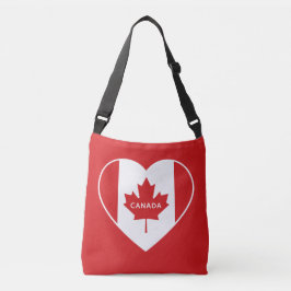 Canada Love custom text bags Crossbody Tas