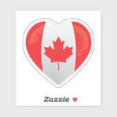 Canada Love Icon Sticker (Vel)