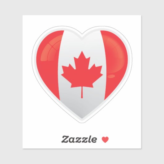 Canada Love Icon Sticker (Vel)