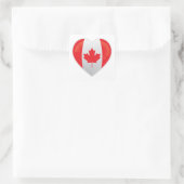 Canada Love Icon Vierkante Sticker (Tas)