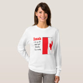 Canada-loyaliteit aan mijn land t-shirts (Voorkant volledig)