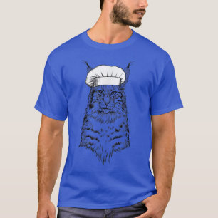 Canada Lyn Kat Chef Grappig Koken Koken T-shirt