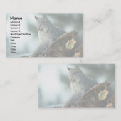 Canada lynx visitekaartje (Voorkant / Achterkant)