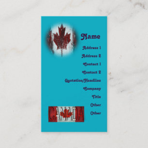 Canada Maak Je Eigen Visitekaartje