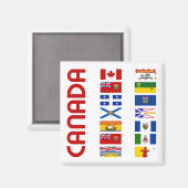 Canada Magneet (Voorkant / Achterkant)