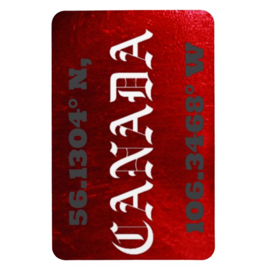 canada magneet (Verticaal)