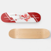 Canada Manga Anime meisje verkleed in vlag Skateboard (Horizontaal)